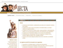 Tablet Screenshot of iecta.cl